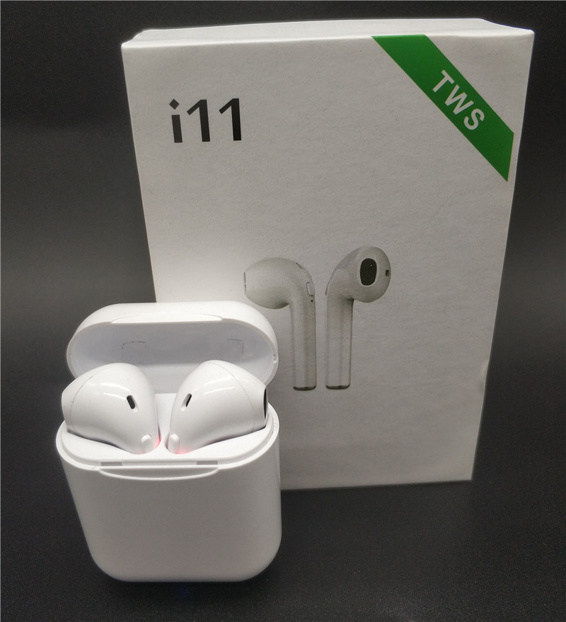 TWS i11 беспроводные Bluetooth наушники с микрофоном CG08 - Зображення 3
