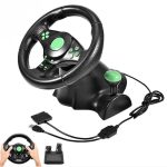 Джойстик кермо ігрове 3 В 1 Vibration Steering Wheel PS2/PS3/PC USB з вібровіддачею/ Ігрове спортивне кермо