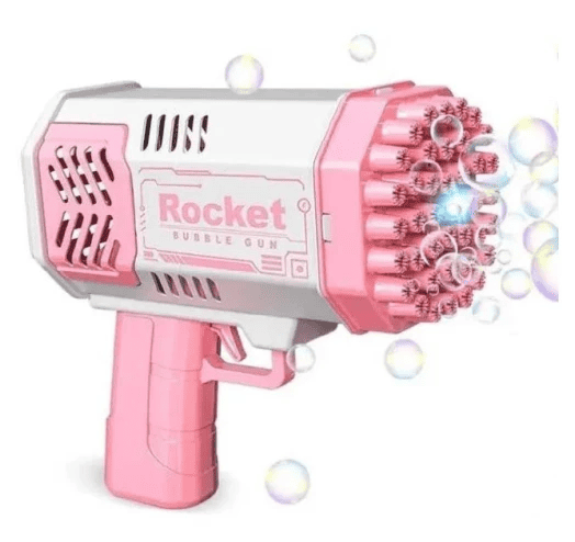 Генератор мильних бульбашок Bazooka Rocket Bubble Gun 69 • Гарматa для мильних бульбашок з отворами та підсвіткою - Зображення 2