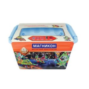 Магнитный конструктор Магникон чемодан на 48-деталей Головоломка для детей