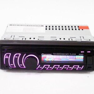 Автомагнитола Pioneer 8506D Usb + RGB подсветка + Fm + Aux + съемная панель PR4