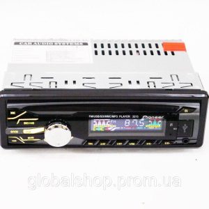 Магнитола автомобильная 3215 USB + RGB подсветка + Fm + Aux + пульт (4x50W) PR4