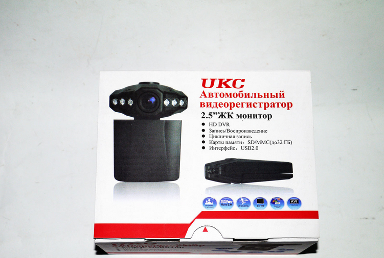 Автомобильный видеорегистратор DVR 198 RED PR4