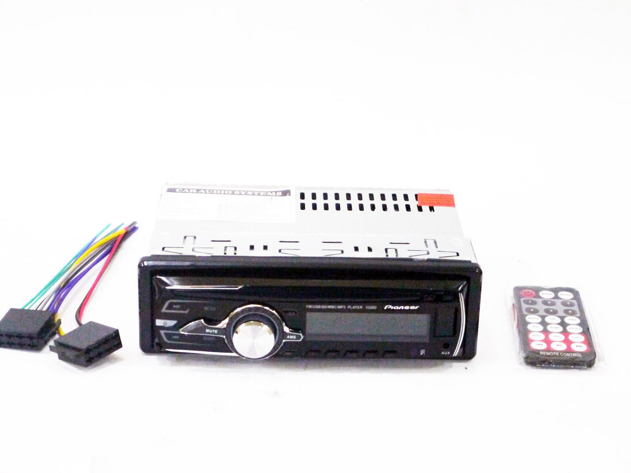 Автомагнитола Pioneer 3228D USBU (съемная панель + евро разъем + RGB подсветка) PR4 - Зображення 3