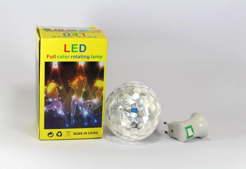 Диско лампа LASER Rotating lamp big, вращающаяся светодиодная диско лампа, диско шар для вечеринок CG07 PR2 - Зображення 2