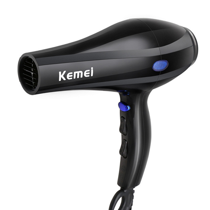 Фен для волос с насадками Kemei KM-3319, мощность 1800Вт, Функция ионизации CG23 PR4 - Зображення 4