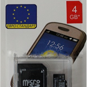 Карта Флэш-Памяти WIMPEX microSD 4GB PR3