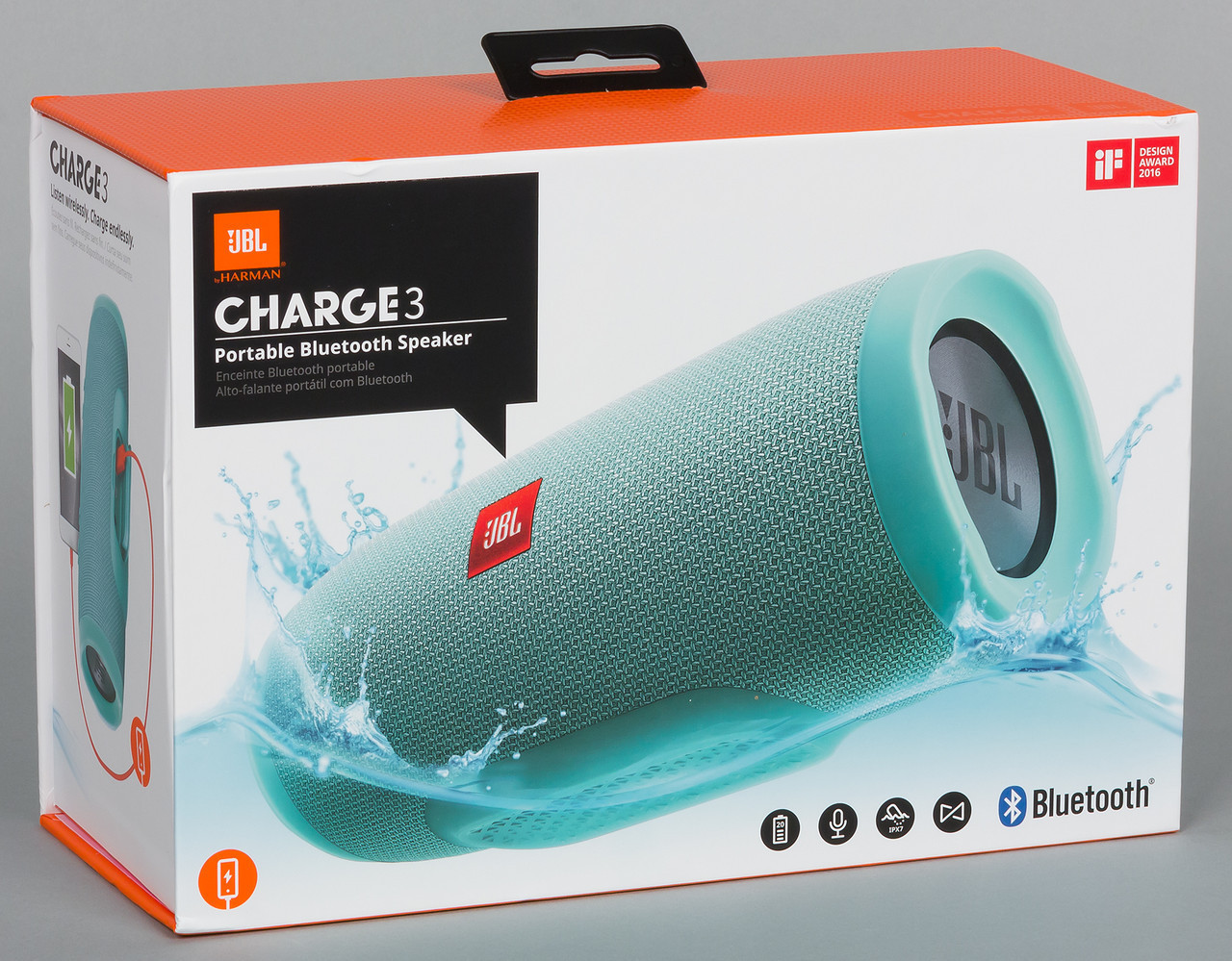 Музыкальная колонка Bluetooth JBL Charge 4, портативная Bluetooth блютуз колонка PR4 - Зображення 2