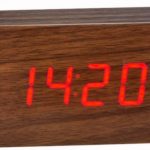 Настільний електронний годинник WOODEN CLOCK VST 863-1