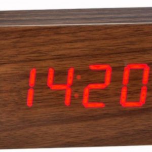 Настільний електронний годинник WOODEN CLOCK VST 863-1