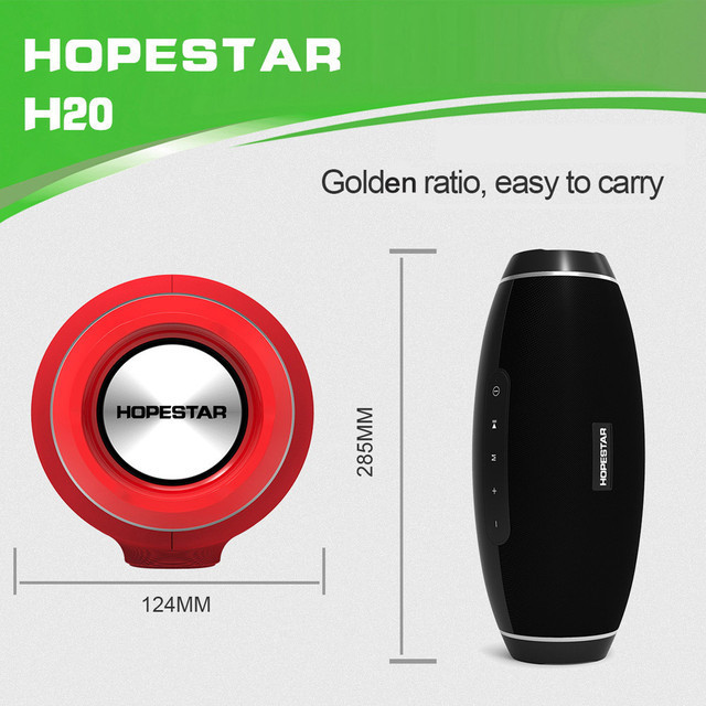 Бездротова портативна колонка Hopestar H20 Bluetooth - Зображення 3
