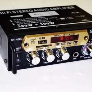 Усилитель Звука SN-666U FM USB 2x60 Вт PR4
