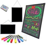 Светящийся борд. LED доска FLUORECENT BOARD 60*80 c фломастером и салфеткой CG11 PR5