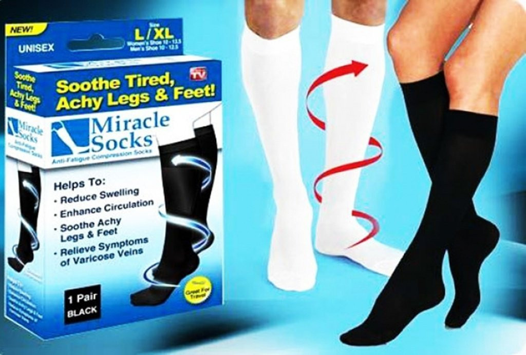 Компрессионные носки Miracle Socks с антиварикозным эффектом PR1 - Зображення 3