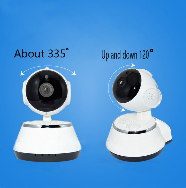 WI-FI IP-камера DL- V3 new (1.0MP - 1280*720P, инфракрасное ночное видение, с вращением, поддержка TF карты - Зображення 3