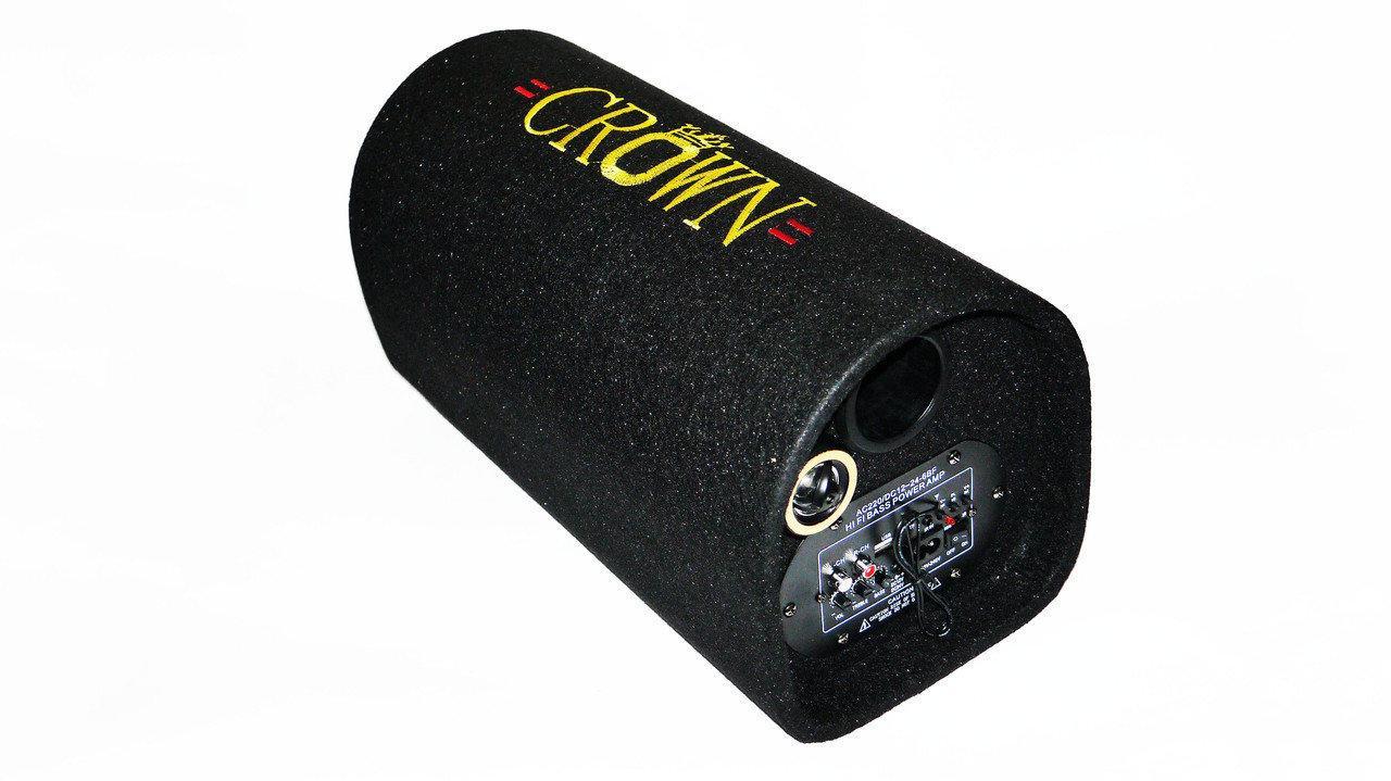 6" Активный сабвуфер бочка CROWN 200W + Bluetooth PR5 - Зображення 5