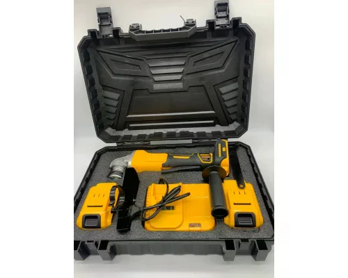 Акумуляторна болгарка 24V з 2 акумуляторами YELLOW • Кутова шліфувальна машина бездротова для різання, шліфування та зачищення - Зображення 5