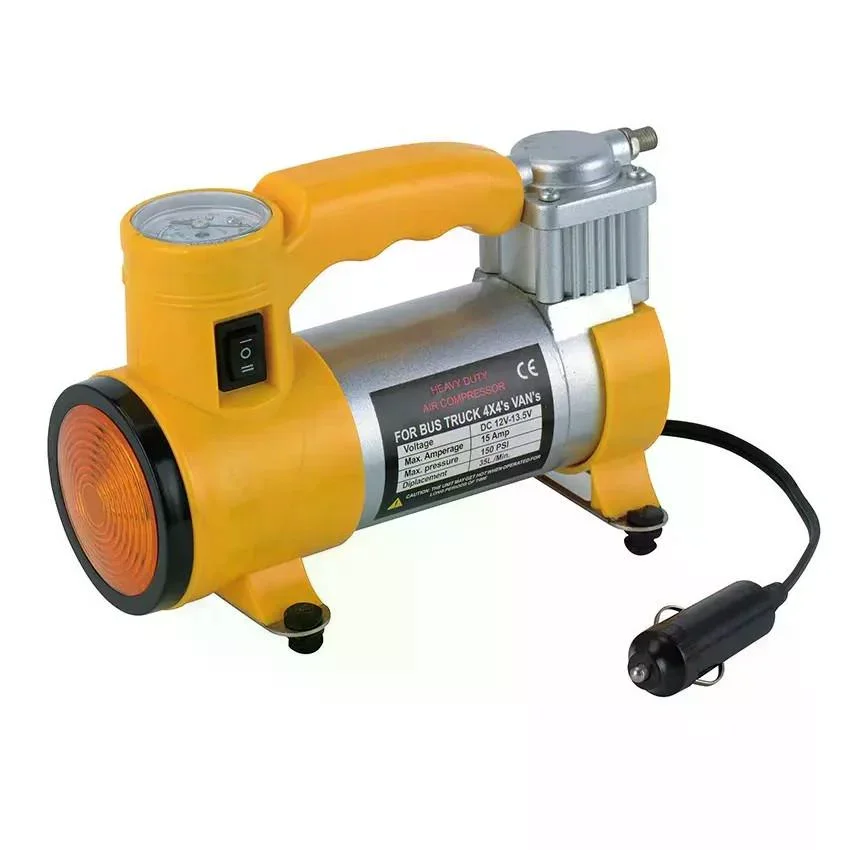 Автомобільний компресор 12V 150 PSI 35 LPM Cyclone Air Compressor • Портативний компресор для підкачки шин авто, мотоцикла та велосипеда - Зображення 4