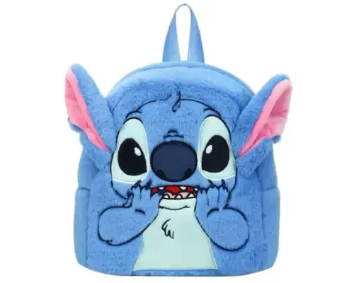 Дитячий м’який рюкзак Стіч Lilo Stitch з вушками • Плюшевий рюкзак для дівчинки і хлопчика, дитячий рюкзак Stitch для садка, прогулянок і подарунка