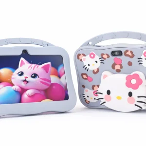 Дитячий планшет G123 Hello Kitty з Wi-Fi на Android 7 дюймів • Дитячий Android планшет для ігор, навчання, мультфільмів і подарунка дівчинці