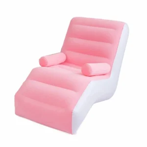 Надувний диван – крісло з підлокітниками Inflatable Sofa · Портативне складане крісло для дому, дачі, туризму та відпочинку, 140х85х80 см