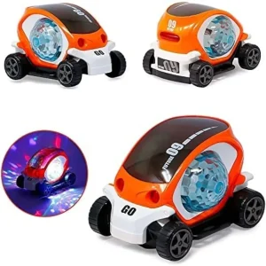 Машинка дитяча з LED підсвіткою та обертанням Toy AND CX-865 інтерактивна світна іграшкова машинка для дітей з прозорим корпусом та ефектом руху • Світна машинка Toy AND CX-865