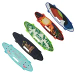 Пенніборд зі світною дошкою • Дитячий і підлітковий penny board зі світними колесами для прогулянок і активного катання