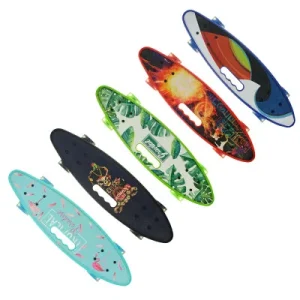 Пенніборд зі світною дошкою • Дитячий і підлітковий penny board зі світними колесами для прогулянок і активного катання