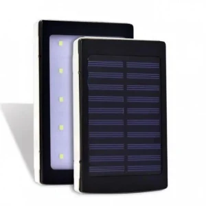 Повербанк на сонячній батареї UN-3101 SOLAR 20000mAh • Портативна мобільна зарядка Power Bank з LED ліхтариком для телефону, планшета та щоденного використання