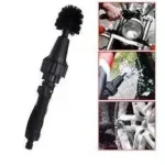 Щітка Brush Hero на шланг для миття авто та прибирання • Водяна насадка-щітка для коліс, дисків, велосипеда, плитки та садових меблів