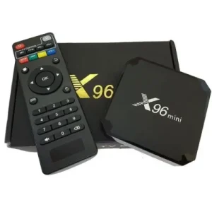 Смарт ТВ приставка X96 Mini 2/16 ГБ 4K з пультом MA384 • Android TV Box для телевізора з Wi-Fi, LAN, HDMI та підтримкою microSD