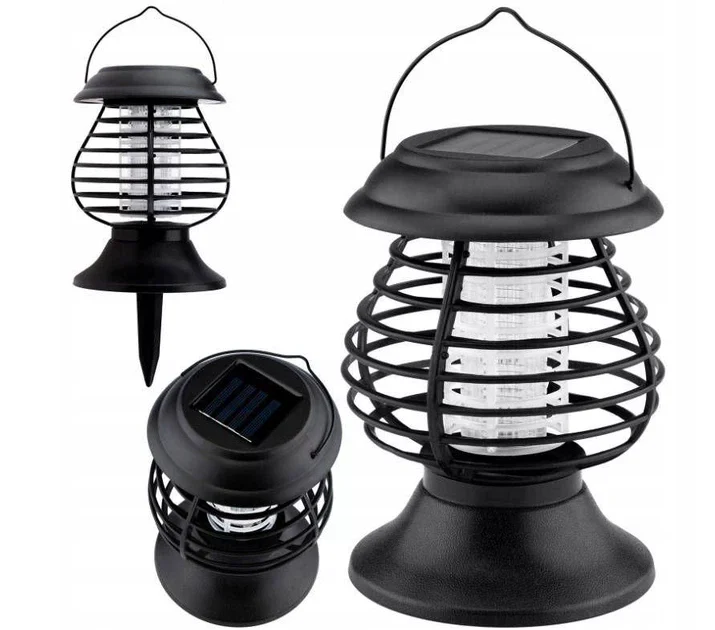 Світильник садовий антимоскітний Bug Zapper • Вуличний LED світильник-пастка від комарів і літаючих комах для саду, дачі, тераси та альтанки - Зображення 2