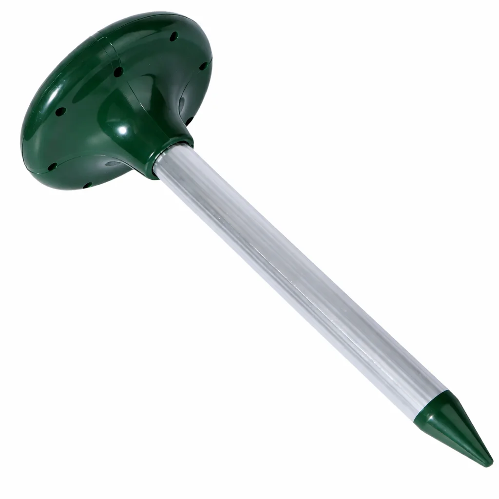 Відлякувач кротів і гризунів на сонячній батареї Solar Rodent Repeller (2 шт в комплекті) ∙ Ультразвуковий відлякувач для саду та городу від кротів мишей і польових шкідників - Зображення 2