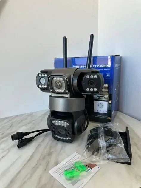 Вулична поворотна камера 4G Smart Camera SO-14 • Камера відеоспостереження з SIM-карткою для дому, дачі та бізнесу • Розумна IP камера для зовнішнього спостереження та віддаленого контролю - Зображення 2